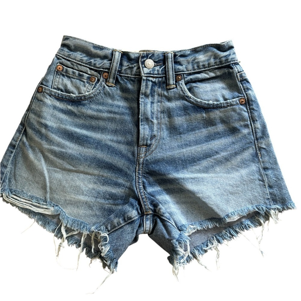 American Eagles Premium AE77  The High Rise Cut Off Jean Shorts NWT